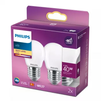 Philips LED spuldze Silta balta 2700 K 4,3 W E27 F