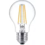 LED kvēldiega spuldze Philips A60 7 W (ekv. 60 W) E27 caurspīdīga 2700 K iepakojumā pa 2