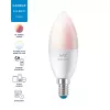 Viedā spuldze WiZ Candle 40 W C37 E14 Wi-Fi Balta Enerģijas klase F