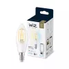 Viedā spuldze WiZ Filament Candle dzidra 4,9 W C35 E14 Wi-Fi balta