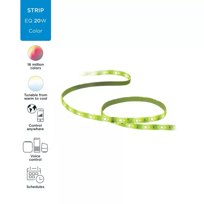 Viedā gaismas josla WiZ 929002524801 Wi-Fi/Bluetooth 20 W Balta