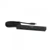 USB-C uz HDMI centrmezgls CLUB3D 7-1 — vadu, Gigabit Ethernet, melns, 136×34×94,5 mm