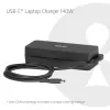 USB-C portatīvā datora lādētājs CLUB 3D 140W, maiņstrāvas barošana, universāla saderība, 1 m kabelis, melns