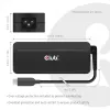 USB-C portatīvā datora lādētājs CLUB 3D 140W, maiņstrāvas barošana, universāla saderība, 1 m kabelis, melns