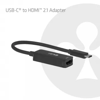 USB-C uz HDMI 2.1 adapteris Club 3D CAC-2505 — 8K@60Hz, USB Type-C uz HDMI + USB, 0,12 m