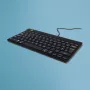 R-Go Tools Ergonomic tastatūra R-Go Compact Break, kompakta tastatūra ar pārtraukumu programmatūru, QWERTY (UK), vadu, melna