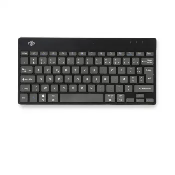 R-Go Tools Ergonomic tastatūra R-Go Compact Break, kompakta tastatūra ar pārtraukuma programmatūru, AZERTY (FR), Bluetooth, melna