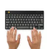 R-Go Tools Ergonomic tastatūra R-Go Compact Break, kompakta tastatūra ar pārtraukuma programmatūru, AZERTY (FR), Bluetooth, melna