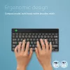R-Go Tools Ergonomic tastatūra R-Go Compact Break, kompakta tastatūra ar pārtraukuma programmatūru, AZERTY (FR), Bluetooth, melna