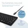 R-Go Tools Ergonomic tastatūra R-Go Compact Break, kompakta tastatūra ar pārtraukuma programmatūru, AZERTY (FR), Bluetooth, melna