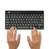 R-Go Tools ergonomiskā tastatūra R-Go Compact Break, kompakta tastatūra ar pārtraukumu programmatūru, QWERTY (NORDIC), Bluetooth, melna