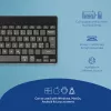 R-Go Tools ergonomiskā tastatūra R-Go Compact Break, kompakta tastatūra ar pārtraukumu programmatūru, QWERTY (NORDIC), Bluetooth, melna