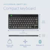 R-Go Tools ergonomiskā tastatūra R-Go Compact Break, kompakta tastatūra ar pārtraukumu programmatūru, QWERTY (NORDIC), Bluetooth, melna