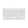 R-Go Tools ergonomiskā tastatūra R-Go Compact Break, kompakta tastatūra ar pārtraukumu programmatūru, QWERTY (NORDIC), Bluetooth, balta