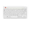 R-Go Tools ergonomiskā tastatūra R-Go Compact Break, kompakta tastatūra ar pārtraukumu programmatūru, QWERTY (NORDIC), Bluetooth, balta