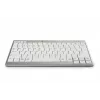 BakkerElkhuizen UltraBoard 950 Wireless US Qwerty, Mini, Bezvadu, Bluetooth, Šķērveida taustiņu slēdzis, QWERTY, Gaiši pelēks, Balts