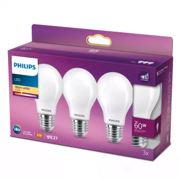 Philips LED spuldze Silta balta 2700 K 7 W E27 E