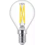 Philips Filament Candle Clear 25W P45 E14, 2,5 W, 25 W, E14, 340 lm, 15000 h, Silta gaisma