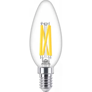 Philips Filament Candle Clear 60W B35 E14, 5.9 W, 60 W, E14, 806 lm, 15000 h, Warm glow