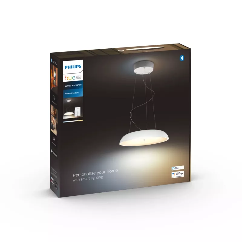 Viedā piekaramā gaisma Philips Hue balta ambience Amaze — Bluetooth, 24 V, 434×77 mm, balta