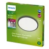 Griestu gaismeklis Philips Superslim 15 W LED, 4000 K, IP54, 250×250 mm, melns/balt krāsā