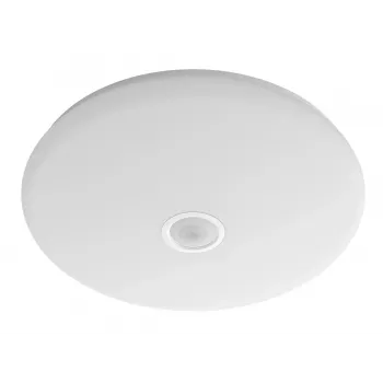 Philips Functional Mauve griestu gaismeklis ar LED, apaļš, 320×72 mm, balts, nemaināmi LED