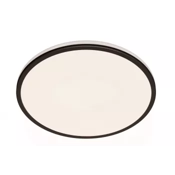 Griestu gaismeklis Philips Ozziet 36 W LED, apaļš 500×55 mm, melns, nemaināms LED modulis