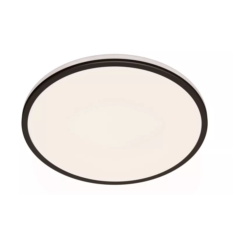 Griestu gaismeklis Philips Ozziet 36 W LED, apaļš 500×55 mm, melns, nemaināms LED modulis