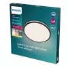 Griestu gaismeklis Philips Ozziet 36 W LED, apaļš 500×55 mm, melns, nemaināms LED modulis