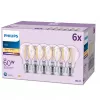 Philips Kvēldiega Spuldze Matēta 60W A60 E27 x6, 7 W, 60 W, E27, 806 lm, 15000 h, Silti balta