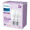 Philips spuldze 100W A67 E27 x2, 13 W, 100 W, E27, 1521 lm, 15000 h, vēsi balta