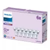 Philips Spot 50W PAR16 GU10 x6, 4,6 W, 50 W, GU10, 390 lm, 15000 h, Vēsi balta