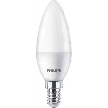 Philips Candle 40W B35 E14 x3, 4.9 W, 40 W, E14, 470 lm, 15000 h, Silts balts