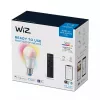 WiZ spuldze 8W (Eq.60W) A60 E27 x1 + tālvadības pults, Viedā spuldze, Wi-Fi/Bluetooth, Balta, Wi-Fi 4 (802.11n), 802.11b, 802.11g, LED, E27