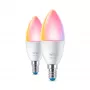 Viedā spuldze WiZ Candle 40 W C37 E14 Wi-Fi Balta 2 gab.