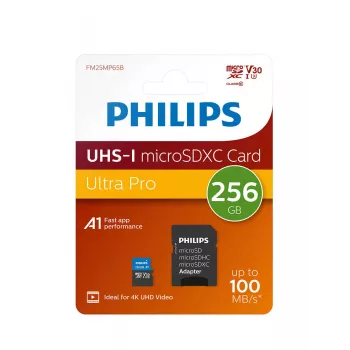 Philips FM25MP65B/00 atmiņas karte 256 GB MicroSDXC UHS-I 3. klase