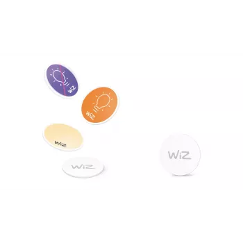 WiZ NFC birka, 4 gab., bezvadu, NFC, balta, IP20, plastmasa, nav nepieciešama barošana