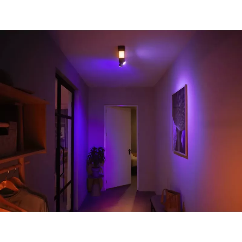 Philips Hue balta and colour ambience Centris 2-spot griestu gaisma