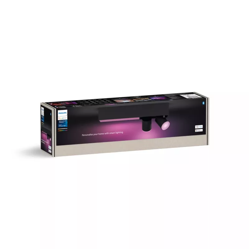 Philips Hue balta and colour ambience Centris 2-spot griestu gaisma