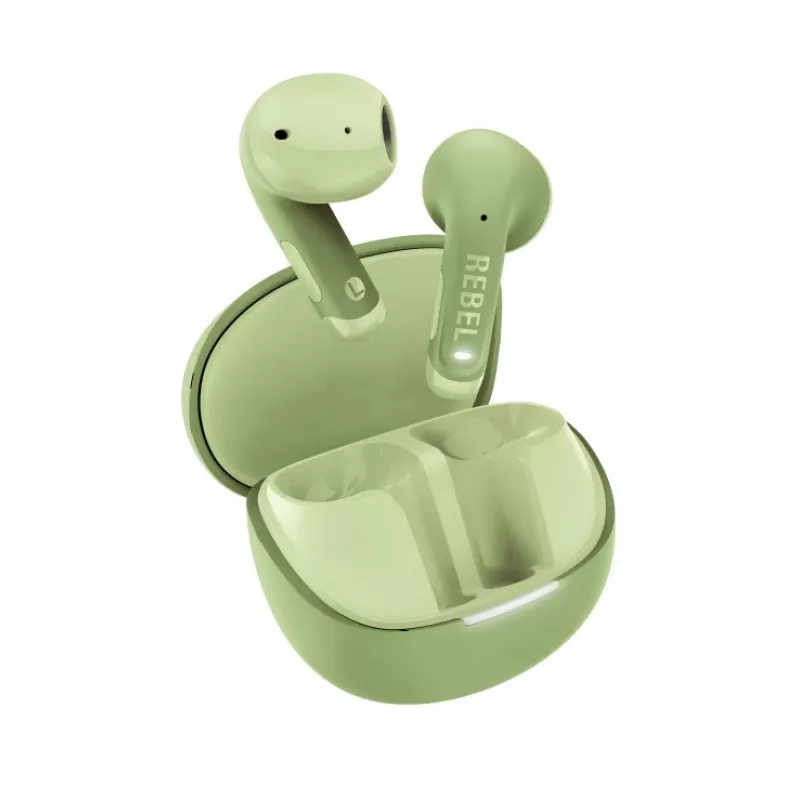 Hama Twins Core 2 austiņas True Wireless Stereo (TWS) ievietojamās zvaniem/mūzikai USB Type-C Bluetooth zaļas