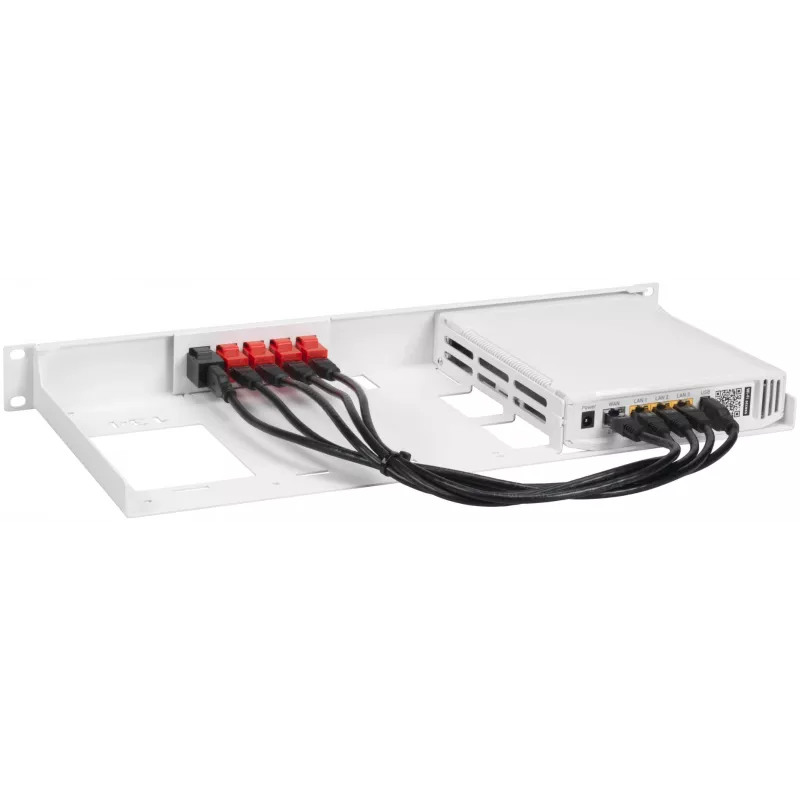 Montāžas komplekts Rackmount.IT RM-FB-T4 1U balts 48,3 cm