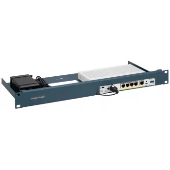 Montāžas kronšteins Rackmount.IT RM-CI-T21 1U zils 483mm 216mm 44mm