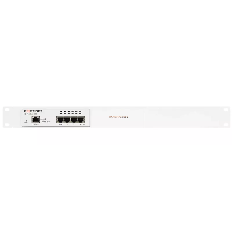 Rackmount IT 1U Rackmount for FortiGate 30G Series RM-FR-T28 — 1U, priekšējo sliežu komplekts