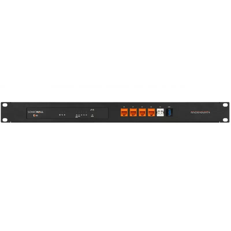 1U Rackmount Kit for SonicWall TZ80 by rackmount it RM-SW-T14 — 1U montāžas komplekts SonicWall TZ80 ierīcei