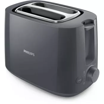 Philips Daily Collection HD2581/10 tosteris 8 2 šķēle(s) 900 W pelēks