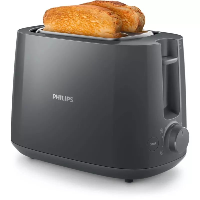 Philips Daily Collection HD2581/10 tosteris 8 2 šķēle(s) 900 W pelēks