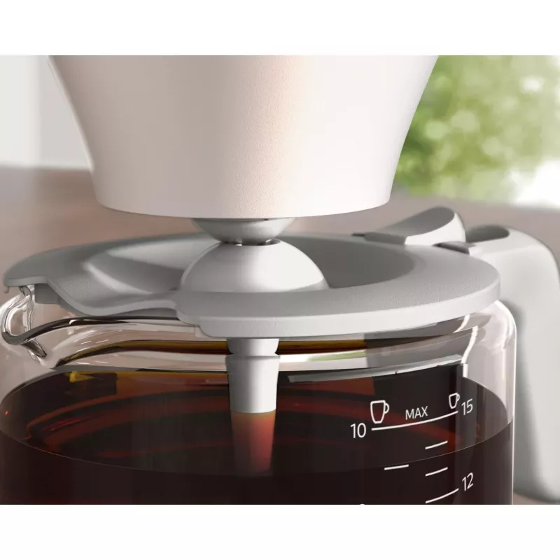 Philips Cafe Gourmet HD5416/00 pilienu kafijas automāts ar stikla krūzi, balts