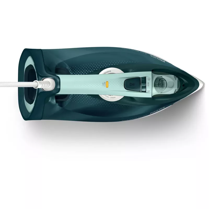 Philips 7000 sērijas DST7031/70 gludeklis Tvaika gludeklis SteamGlide Plus zole 2800 W Zaļa, Piparmētru krāsa