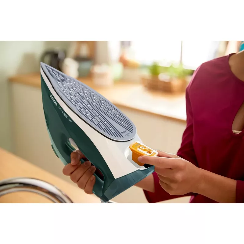 Philips 7000 sērijas DST7031/70 gludeklis Tvaika gludeklis SteamGlide Plus zole 2800 W Zaļa, Piparmētru krāsa