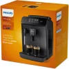 Espresso kafijas automāts Philips 800 sērija EP0820/00 — pilnībā automātisks, 1,8 L tvertne, iebūvēta keramikas dzirnaviņas 275 g, 15 bāri, melns